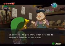une photo d'Ã©cran de The Legend of Zelda - The Windwaker sur Nintendo Gamecube